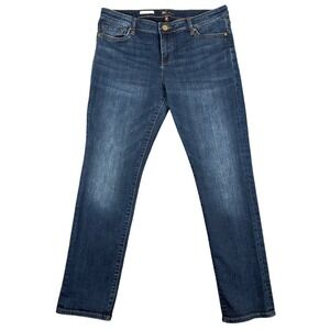 KUT from the Kloth Boyfriend Jeans 34x30 Relaxed Fit Dark Wash Stretch Denim